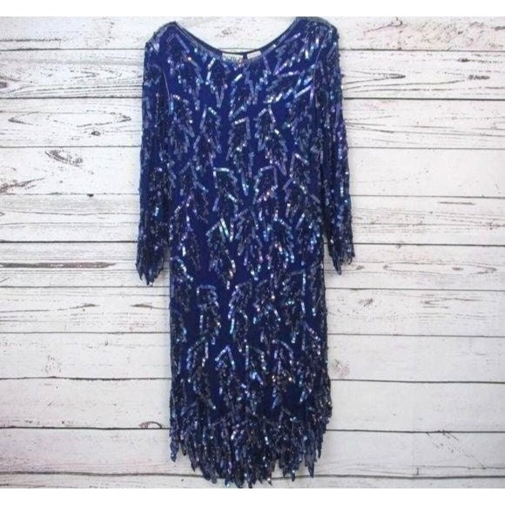 Scala Sequined Flapper Dress